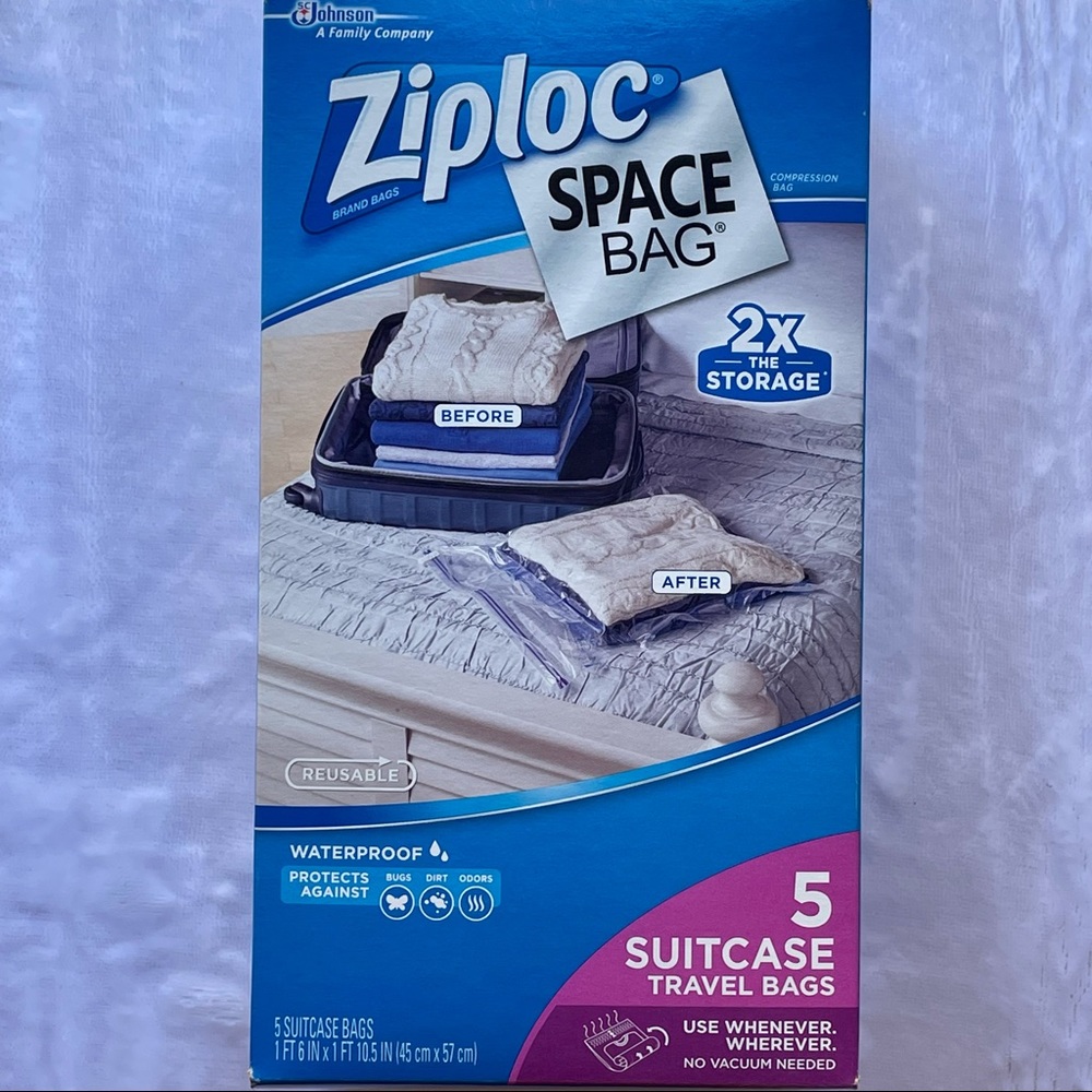 🆕 Ziploc Space Bag - Suitcase Travel Bags (5)